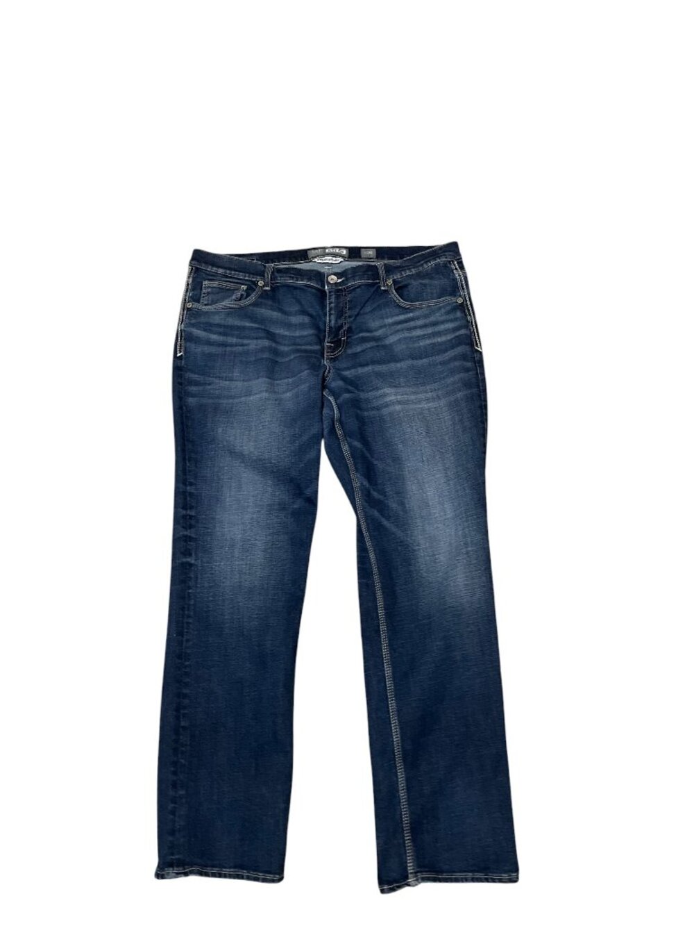 Buckle BKE Nolan Style AB2637 Straight Leg Dark Wash Denim Blue Jeans Men's 42R